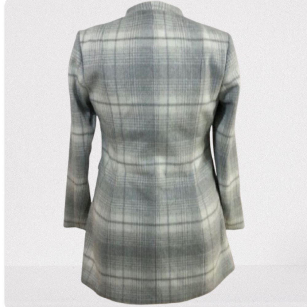 TORRID Double Breasted Plaid Midi Coat. NWT - Picture 2 of 6